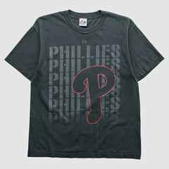 Philadelphia Phillies Majestic 2010s T-shirt - Black - M by Fanatics Real Vintage T-shirts
