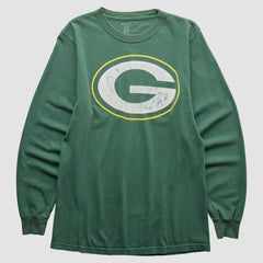 Green Bay Packers Reebok 2000s Long Sleeve T-shirt Green Vintage