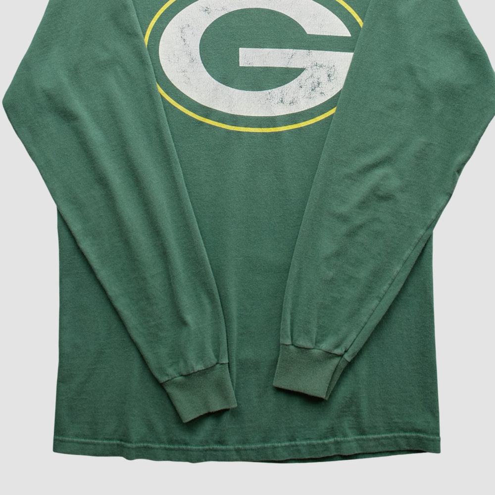 Green Bay Packers Reebok 2000s Long Sleeve T-shirt Green Vintage
