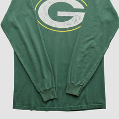 Green Bay Packers Reebok 2000s Long Sleeve T-shirt Green Vintage