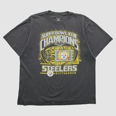 Pittsburgh Steelers Reebok 2009 T-shirt Black Vintage
