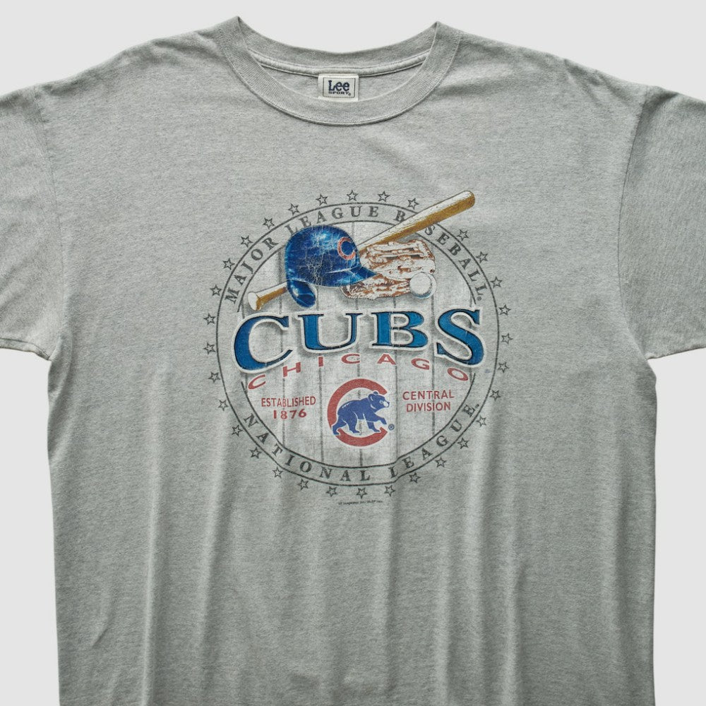 Chicago Cubs Lee Apparel 2004 T-shirt - Heather Gray - XL by Fanatics Real Vintage T-shirts