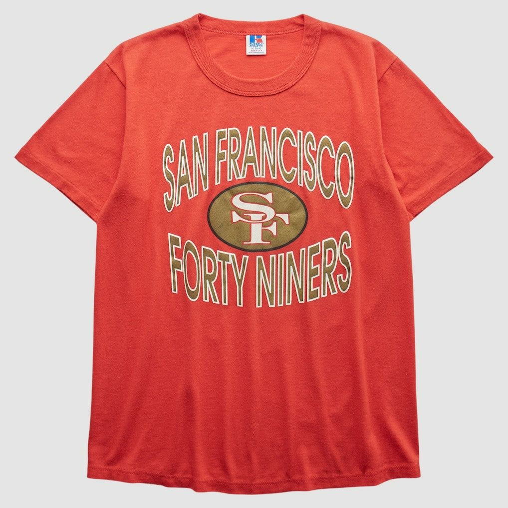 San Francisco 49ers Russell 90s T-shirt Red Vintage