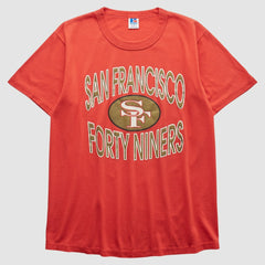 San Francisco 49ers Russell 90s T-shirt Red Vintage