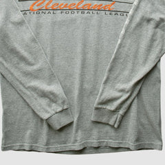 Cleveland Browns NFL 2000s Long Sleeve T-shirt Heather Gray Vintage
