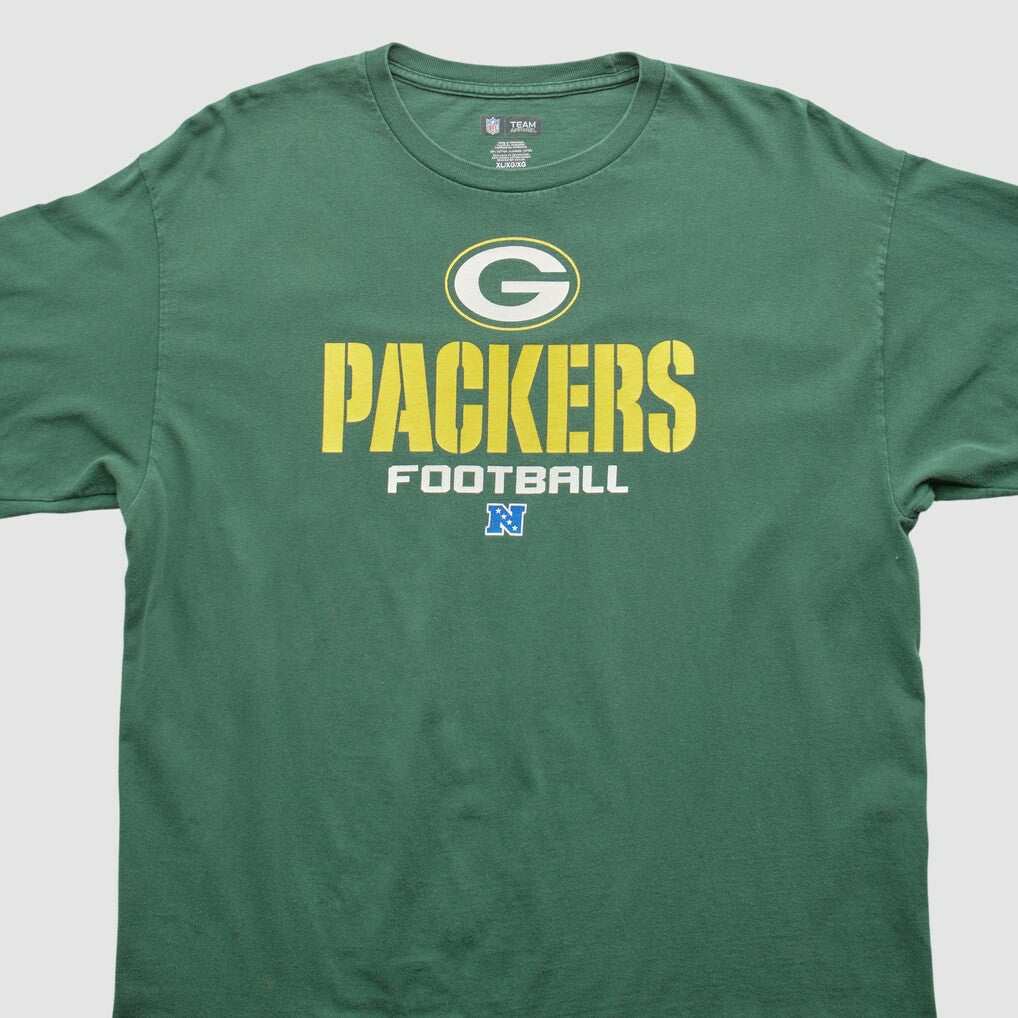 Green Bay Packers NFL 2010s Long Sleeve T-shirt Green Vintage