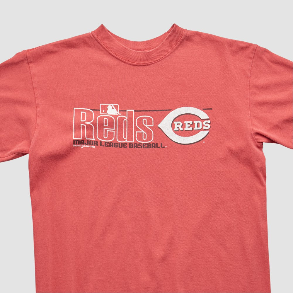 Cincinnati Reds Majestic 2000 T-shirt - Red - S by Fanatics Real Vintage T-shirts