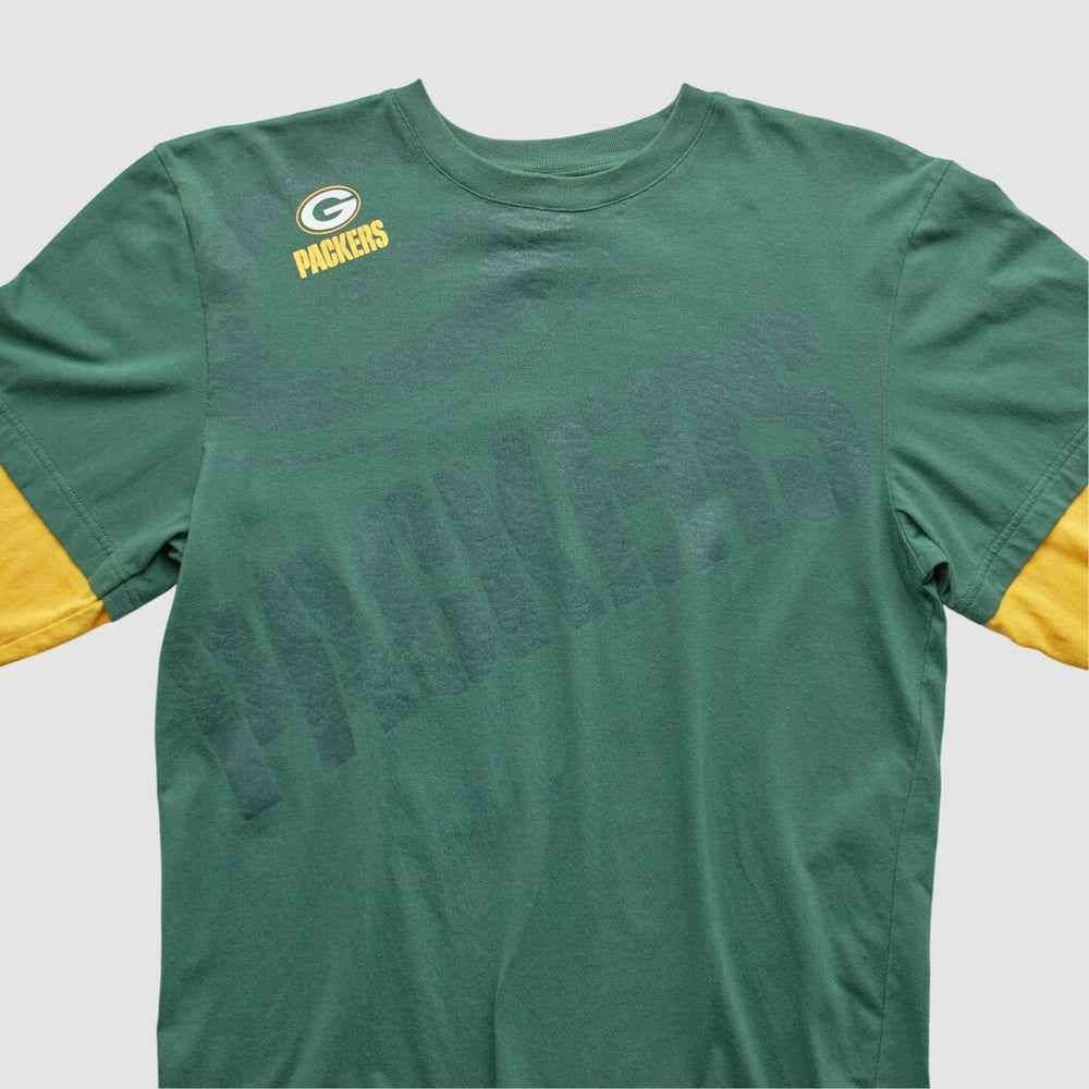 Green Bay Packers 2000s Long Sleeve T-shirt Green Vintage