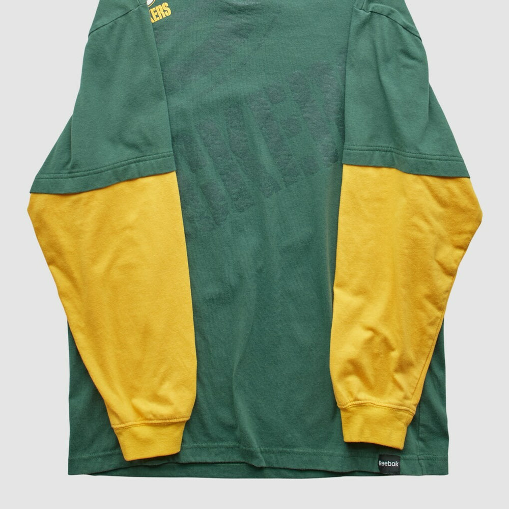 Green Bay Packers 2000s Long Sleeve T-shirt Green Vintage