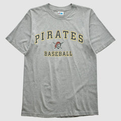 Pittsburgh Pirates Majestic 2000 T-shirt - Heather Gray - S by Fanatics Real Vintage T-shirts