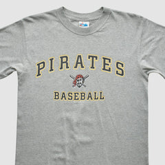 Pittsburgh Pirates Majestic 2000 T-shirt - Heather Gray - S by Fanatics Real Vintage T-shirts
