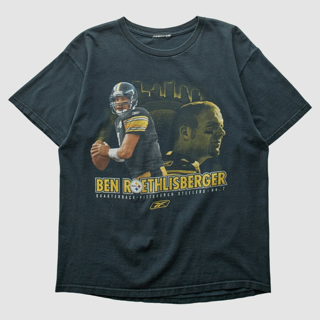 Pittsburgh Steelers Reebok 2000s T-shirt Black Vintage