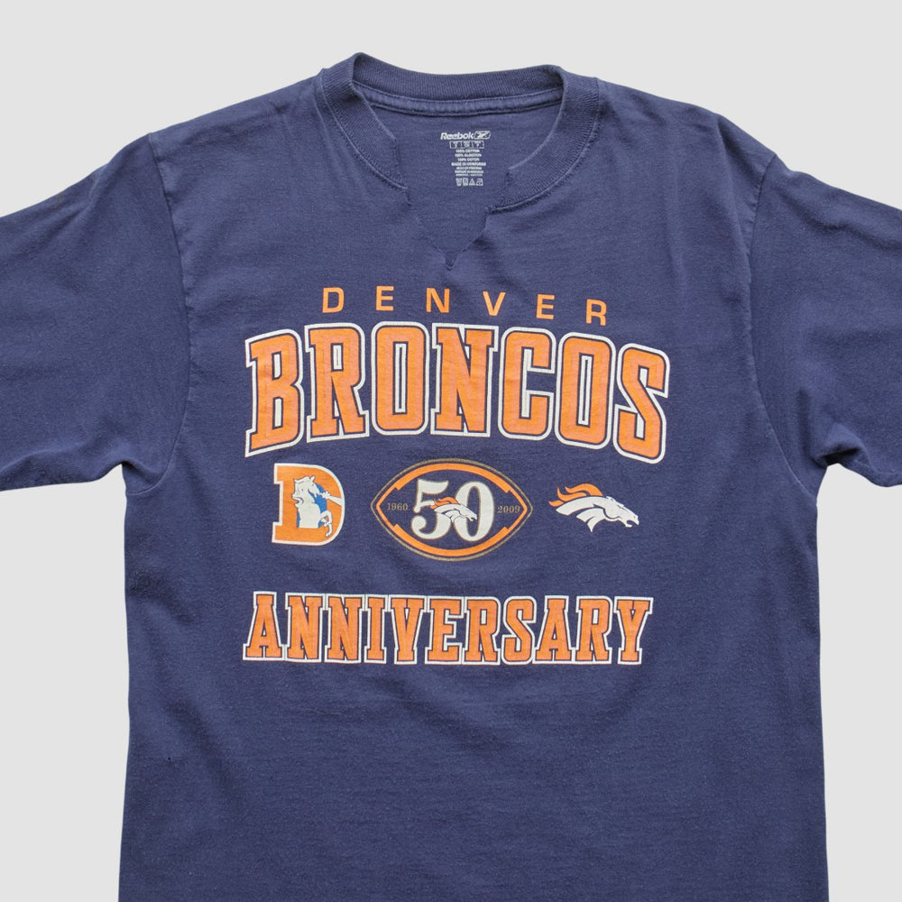Denver Broncos Reebok 2009 T-shirt Navy Vintage