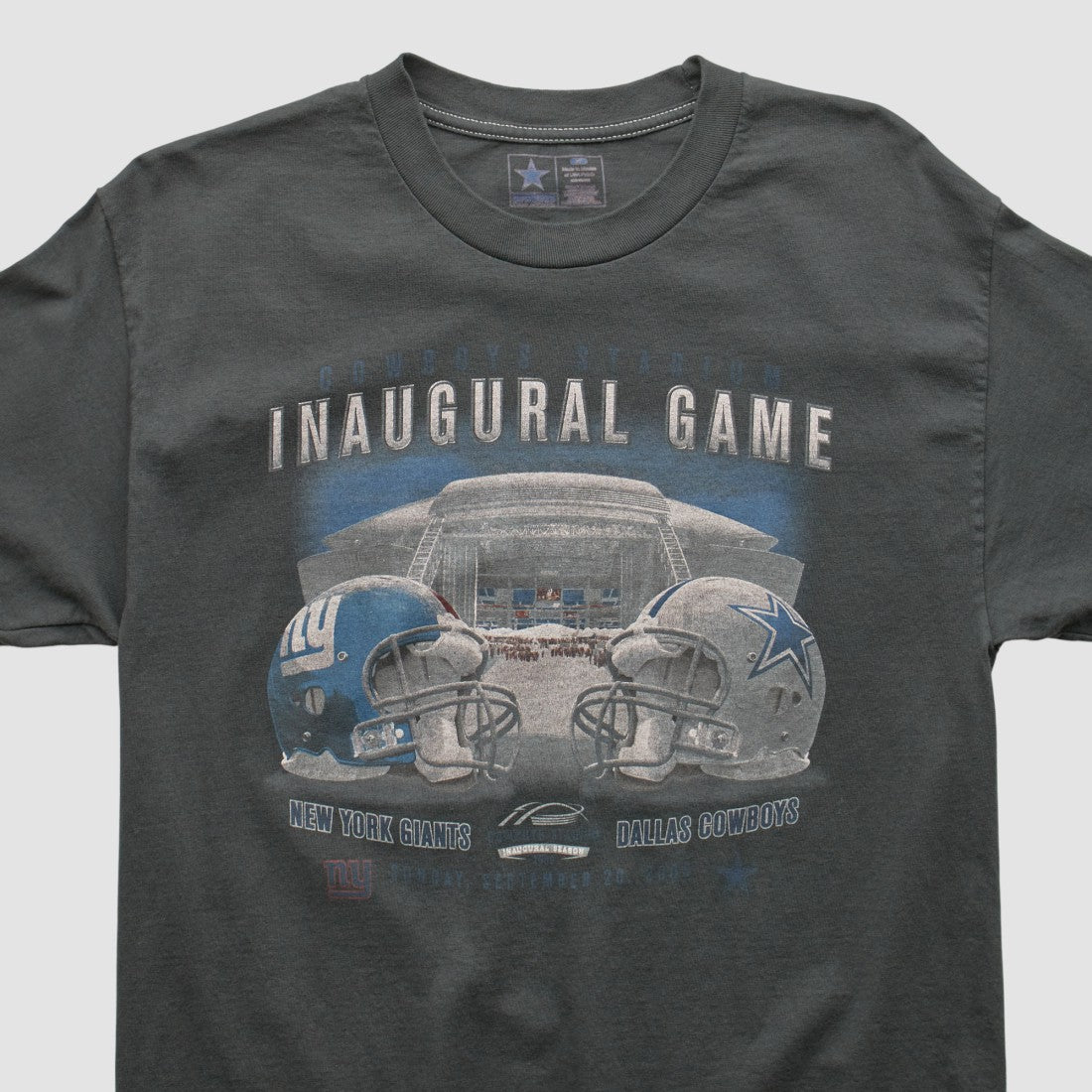 Dallas Cowboys Cowboys Team Apparel 2005 T-shirt Charcoal Vintage