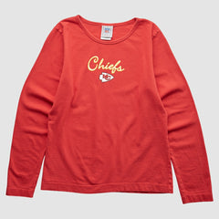 Kansas City Chiefs NFL 2000s Long Sleeve T-shirt Red S Vintage