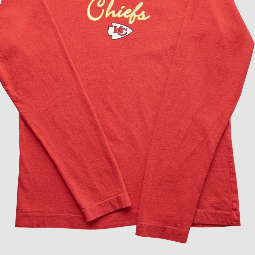Kansas City Chiefs NFL 2000s Long Sleeve T-shirt Red S Vintage