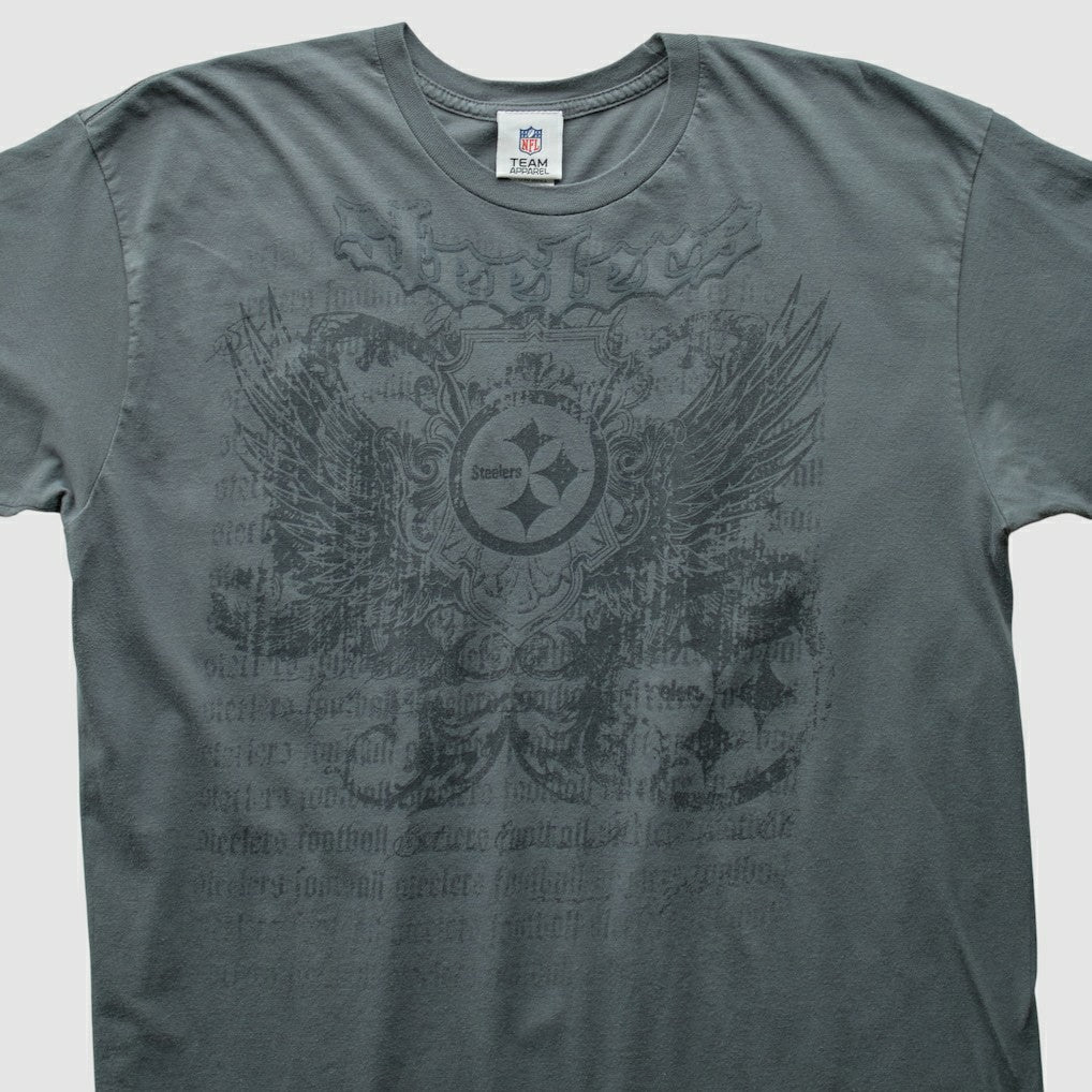 Pittsburgh Steelers NFL 2010s T-shirt Charcoal Vintage