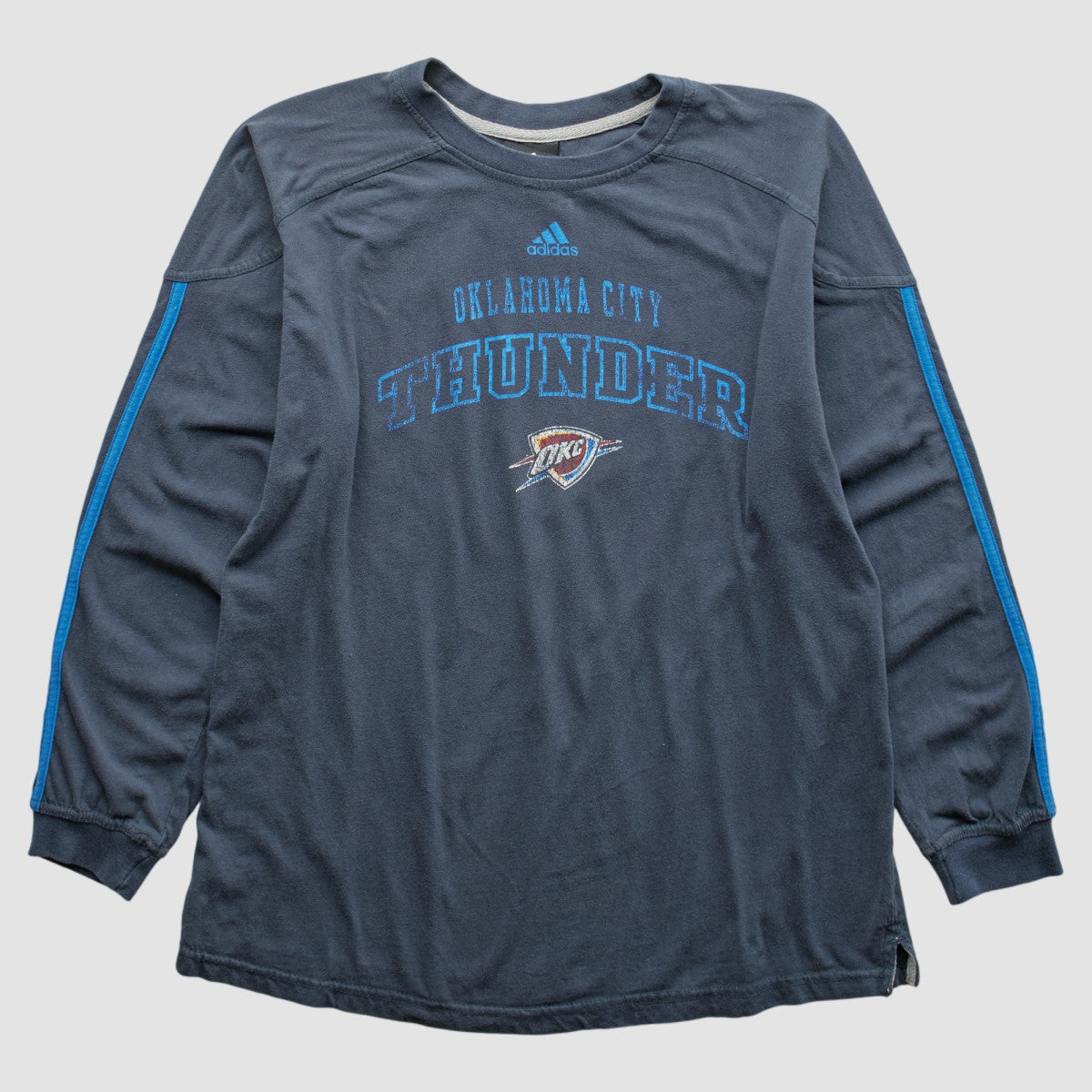 Oklahoma City Thunder 2010s Long Sleeve T-shirt Navy Vintage