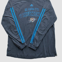 Oklahoma City Thunder 2010s Long Sleeve T-shirt Navy Vintage