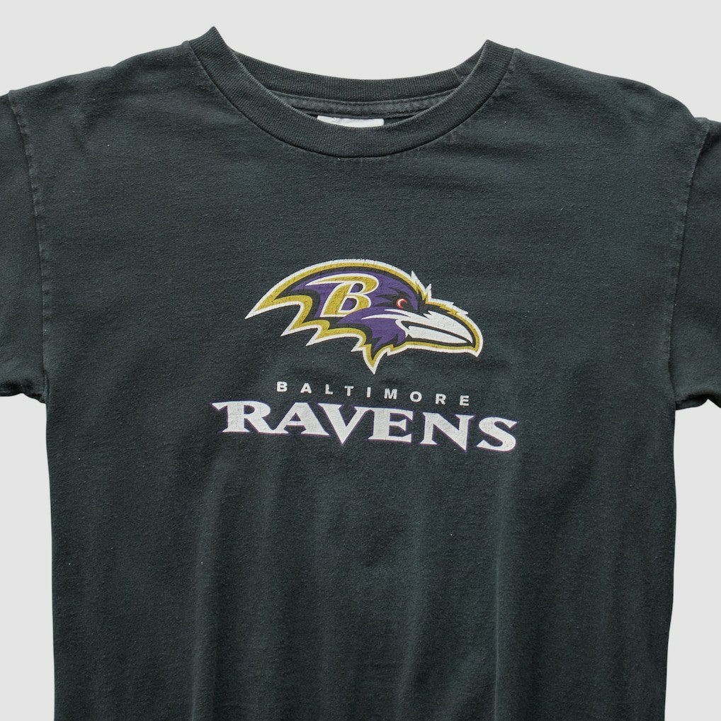 Baltimore Ravens Reebok 2000s Long Sleeve T-shirt Black Vintage