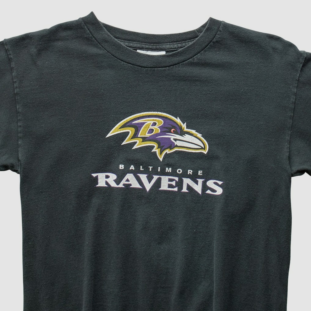 Baltimore Ravens Reebok 2000s Long Sleeve T-shirt Black Vintage