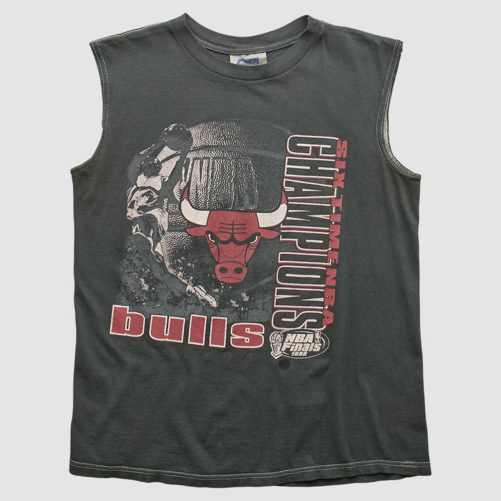 Chicago Bulls CSA 1998 Tank Charcoal Vintage