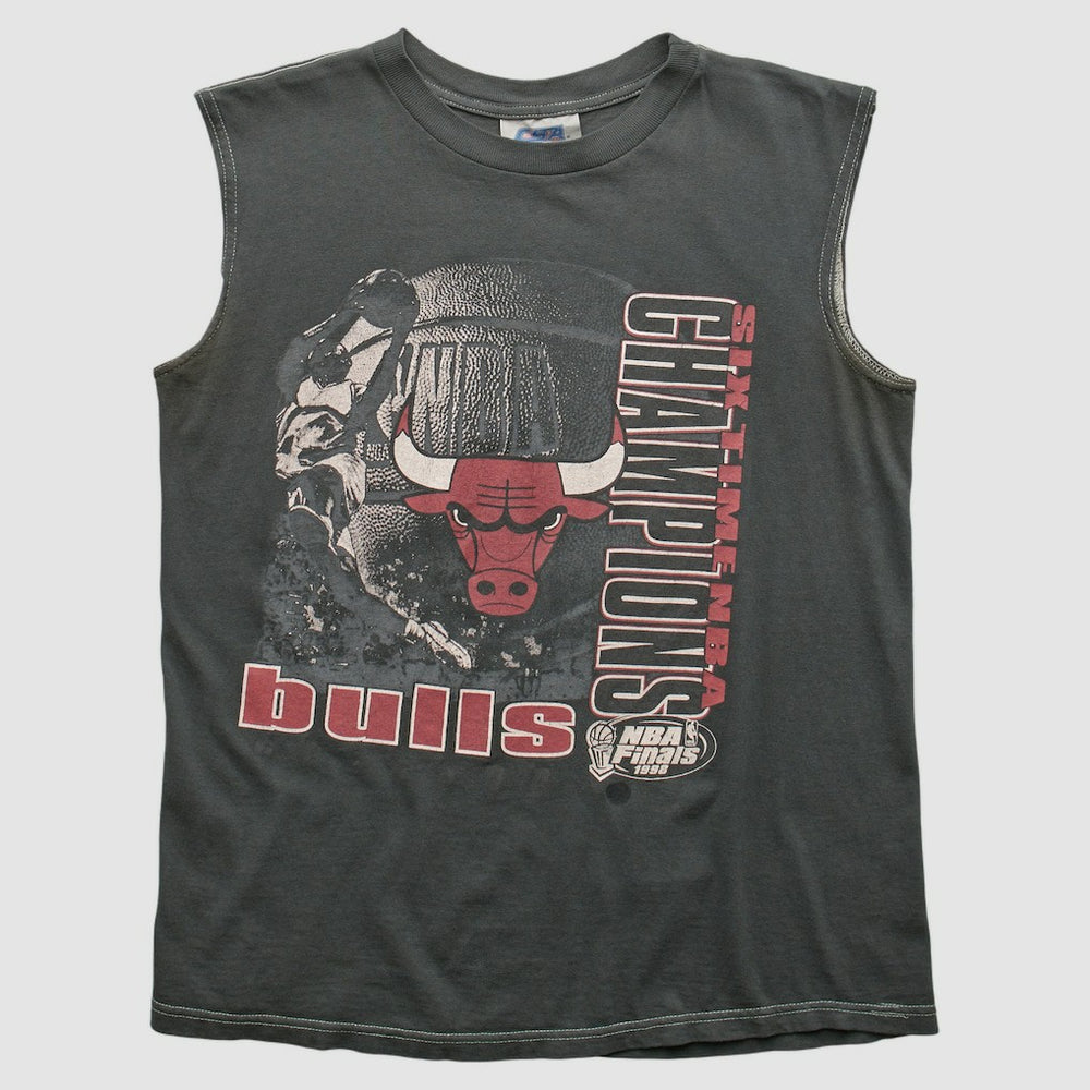 Chicago Bulls CSA 1998 Tank Charcoal Vintage