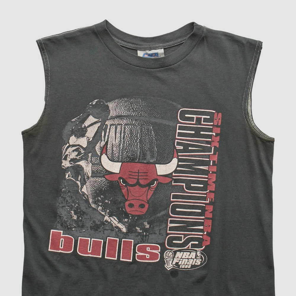 Chicago Bulls CSA 1998 Tank Charcoal Vintage