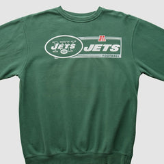 New York Jets NFL 2010s Pullover Sweatshirt Green Vintage