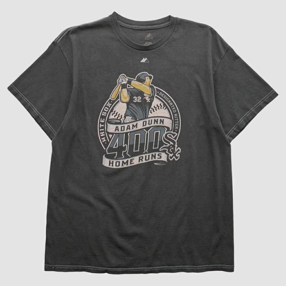 Chicago White Sox Majestic 2000s T-shirt - Charcoal - M by Fanatics Real Vintage T-shirts