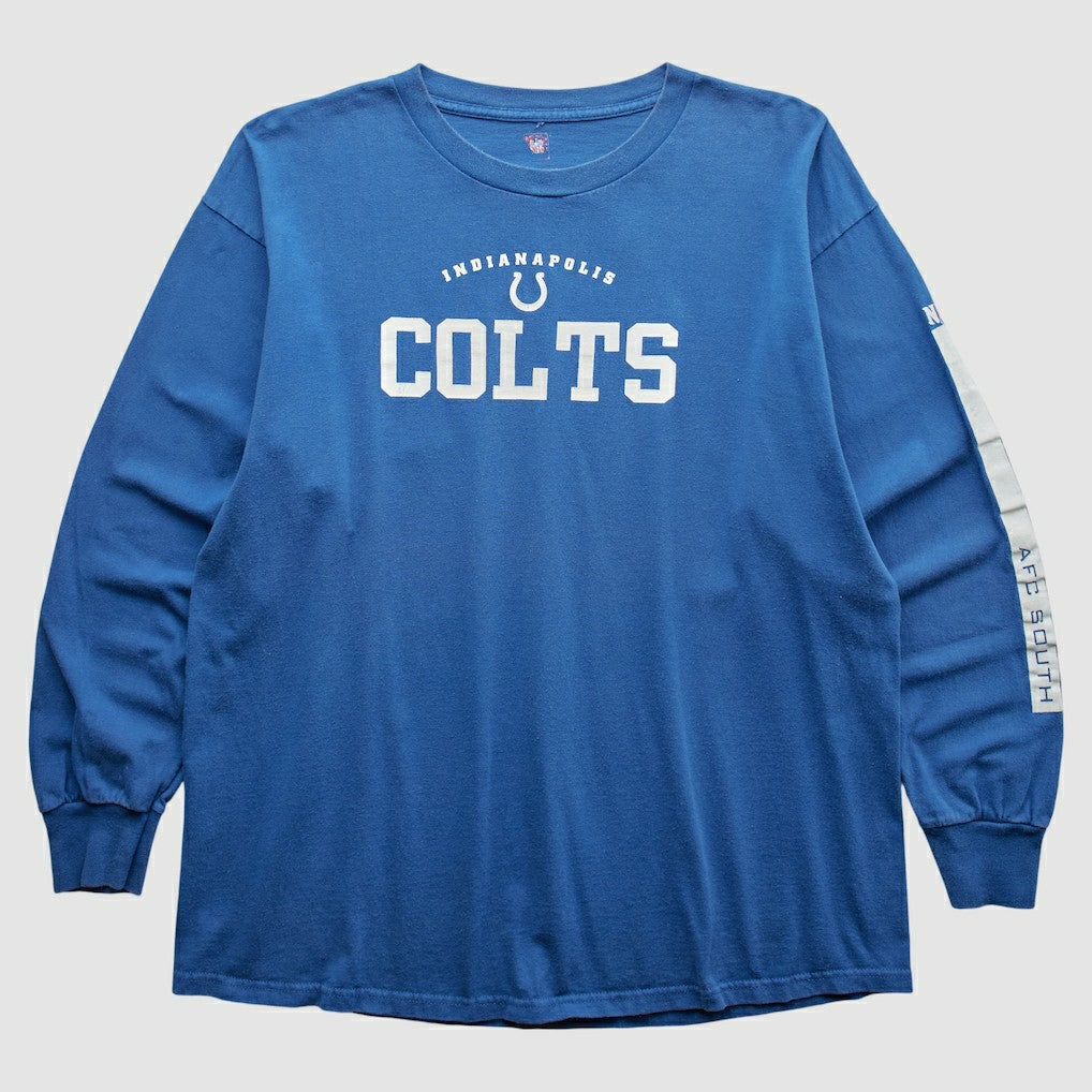 Indianapolis Colts 2000s Long Sleeve T-shirt Blue Vintage