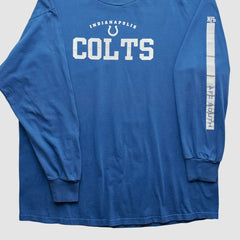 Indianapolis Colts 2000s Long Sleeve T-shirt Blue Vintage