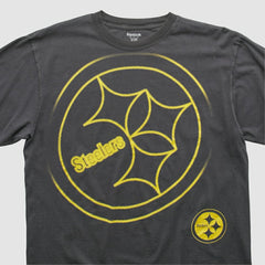 Pittsburgh Steelers Reebok 2000s Long Sleeve T-shirt Charcoal Vintage
