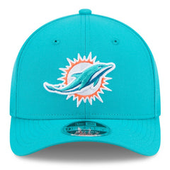 Miami Dolphins New Era Spain Side Patch 9FORTY M-Crown Adjustable Hat Aqua