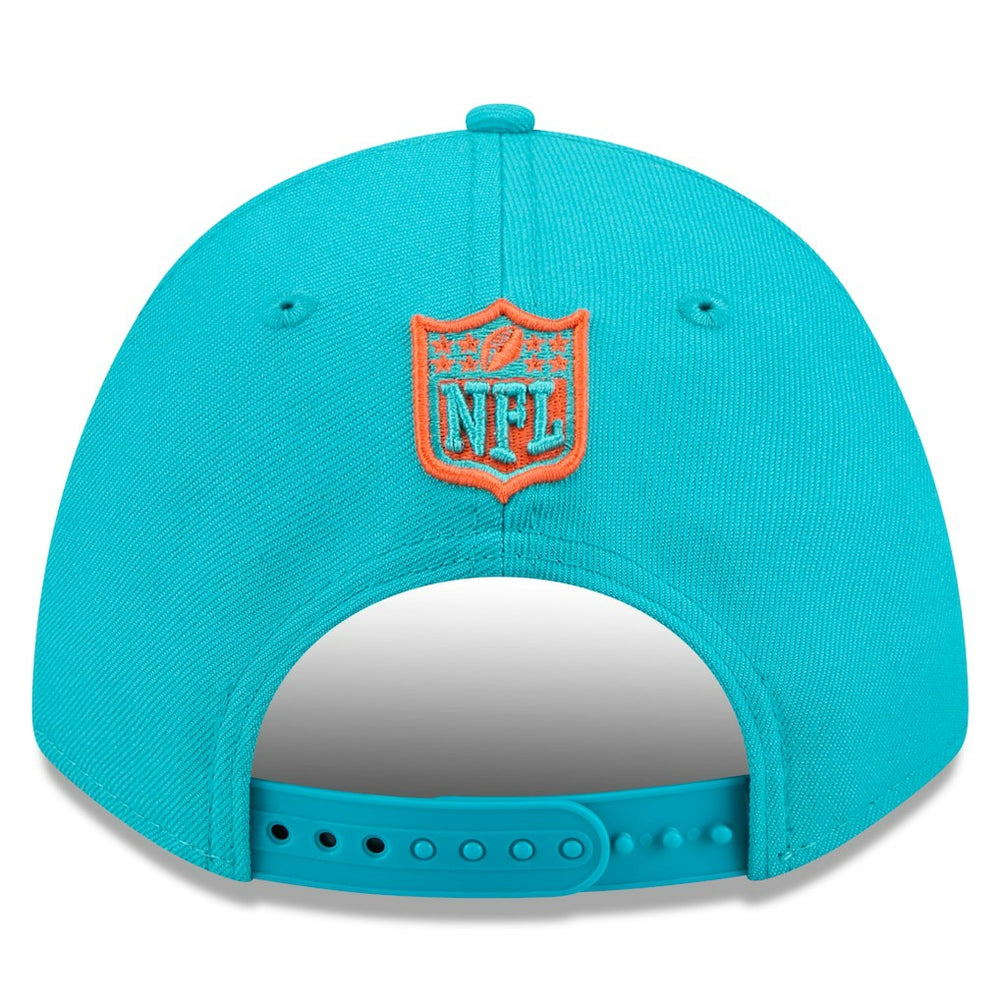 Miami Dolphins New Era Spain Side Patch 9FORTY M-Crown Adjustable Hat Aqua