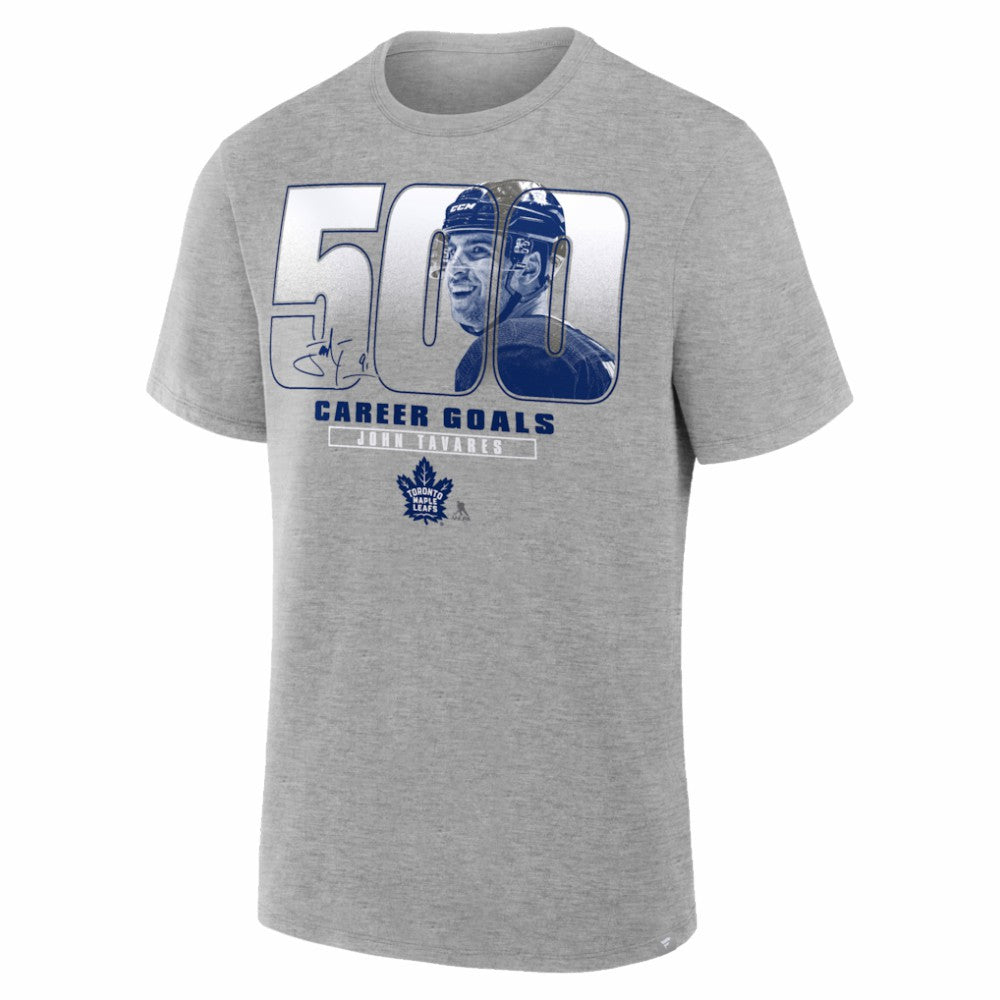 NHL John Tavares Toronto Maple Leafs Legacy Milestone T-Shirt - Gray