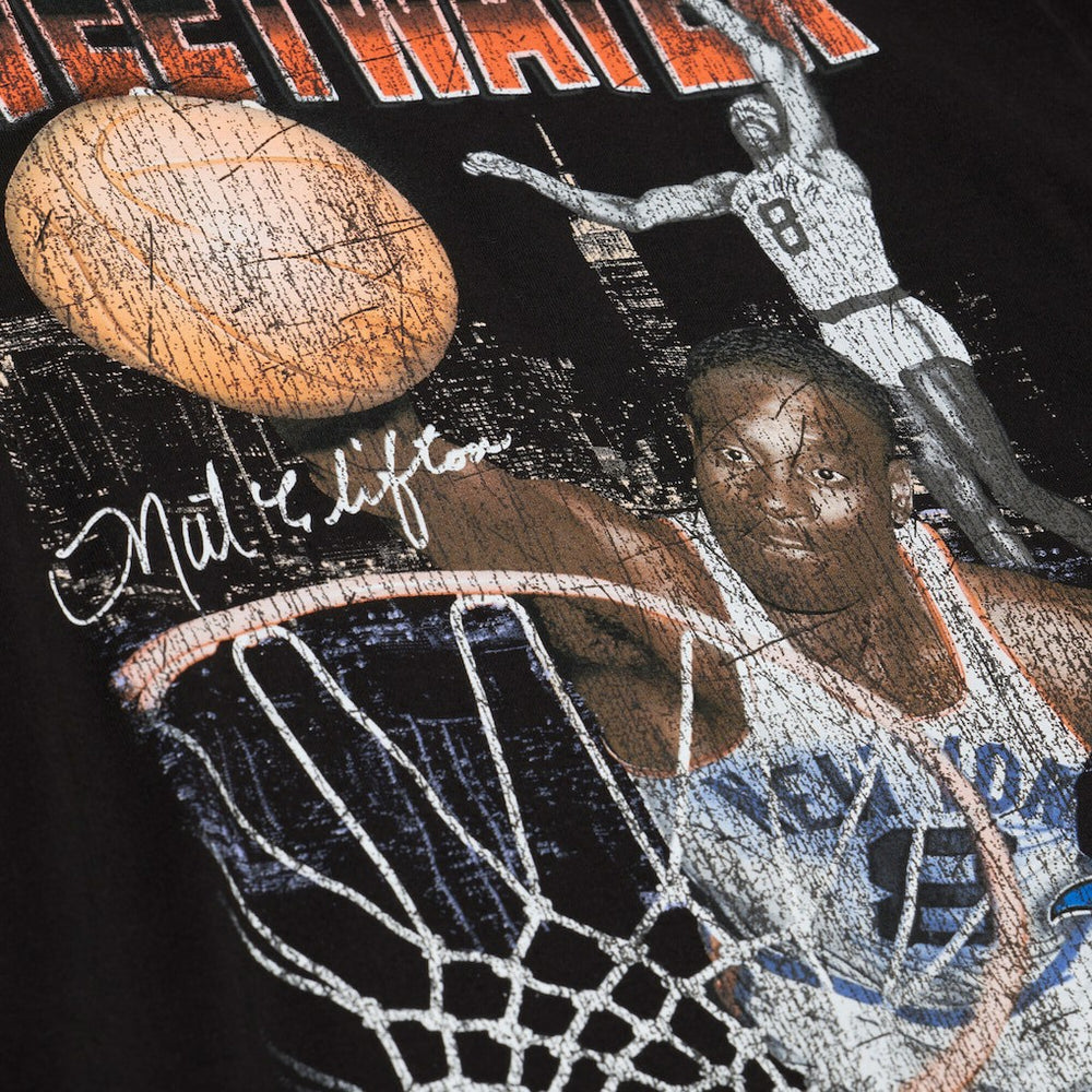 Nathaniel Clifton New York Knicks 75th Anniversary Pioneers Player T-Shirt Black