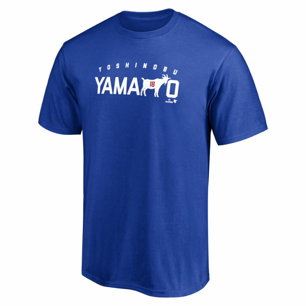 Yoshinobu Yamamoto Los Angeles Dodgers BreakingT Unisex GOAT T-Shirt - Royal T-shirts