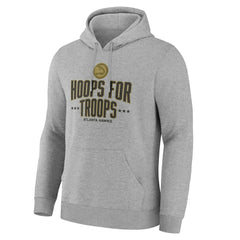 Atlanta Hawks Hoops For Troops Hoodie Gray