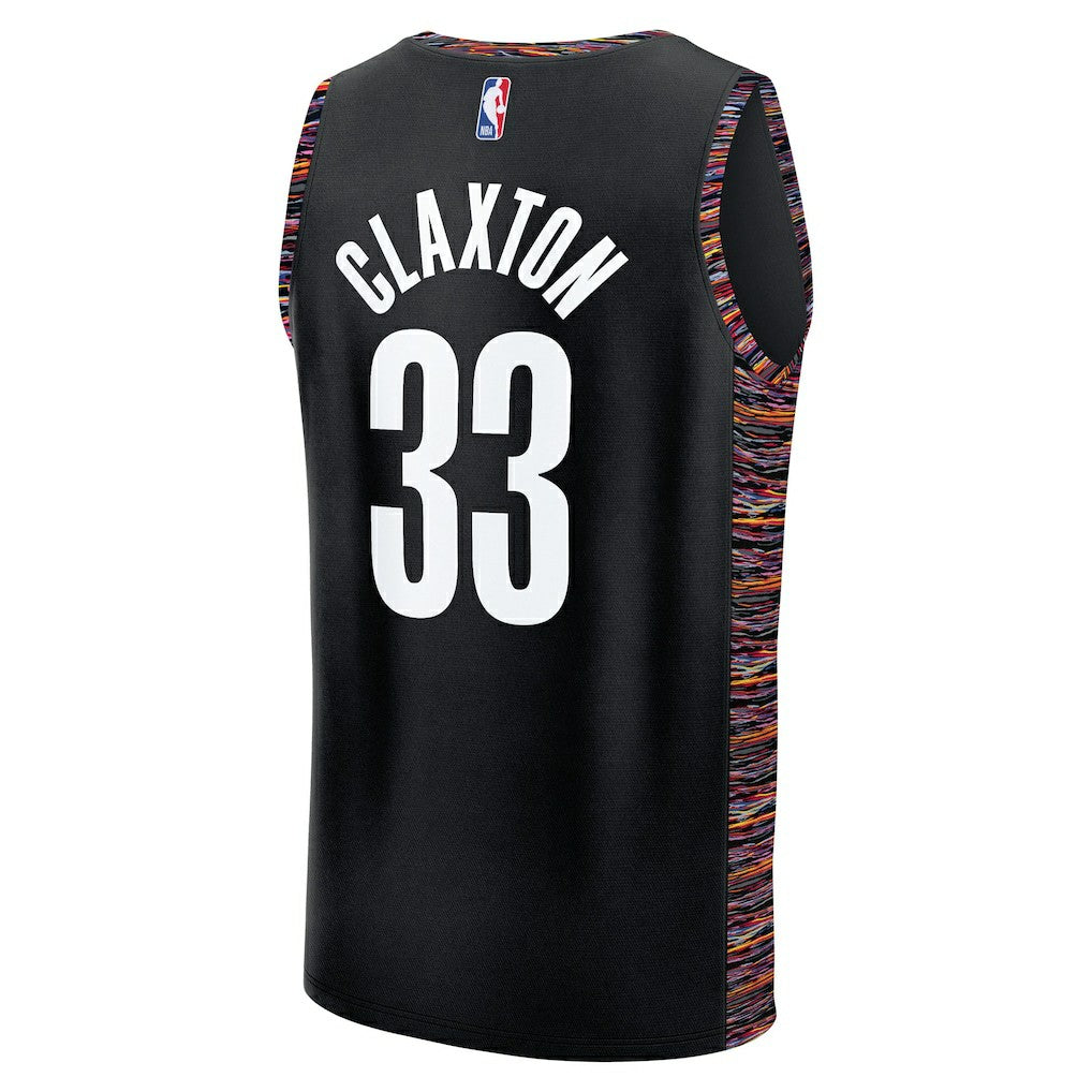 Nic Claxton Brooklyn Nets 2025/26 City Edition Fast Break Jersey Black