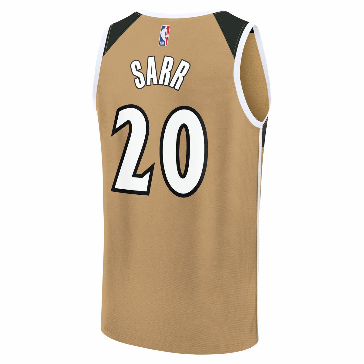 Alex Sarr Washington Wizards 2025/26 City Edition Fast Break Jersey Gold