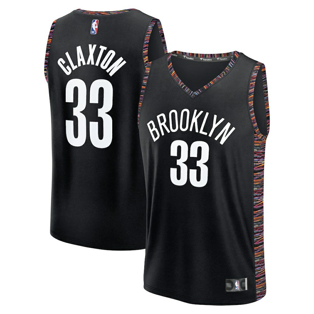 Nic Claxton Brooklyn Nets Youth 2025/26 City Edition Fastbreak Jersey Black