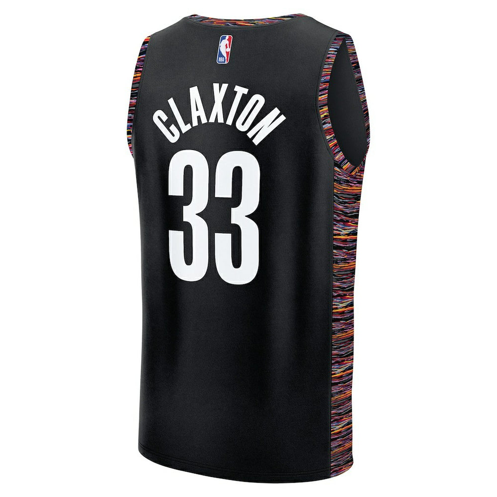 Nic Claxton Brooklyn Nets Youth 2025/26 City Edition Fastbreak Jersey Black