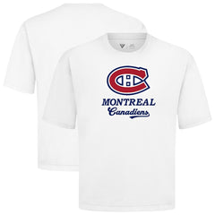 NHL Montreal Canadiens Levelwear Team Surge Luxe Signature Knit T-Shirt - White