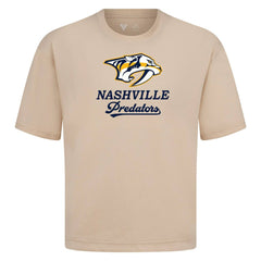 NHL Nashville Predators Levelwear Team Surge Luxe Signature Knit T-Shirt - Khaki