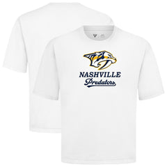 NHL Nashville Predators Levelwear Team Surge Luxe Signature Knit T-Shirt - White