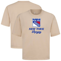 NHL New York Rangers Levelwear Team Surge Luxe Signature Knit T-Shirt - Khaki