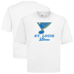 NHL St. Louis Blues Levelwear Team Surge Luxe Signature Knit T-Shirt - White