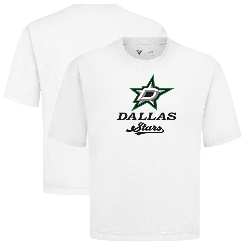 NHL Dallas Stars Levelwear Team Surge Luxe Signature Knit T-Shirt - White
