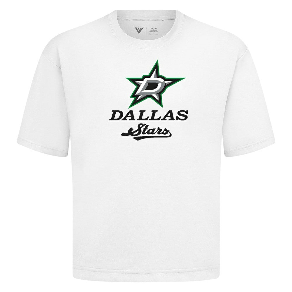 NHL Dallas Stars Levelwear Team Surge Luxe Signature Knit T-Shirt - White
